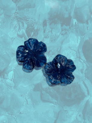 Azul Amapola Stud Earrings
